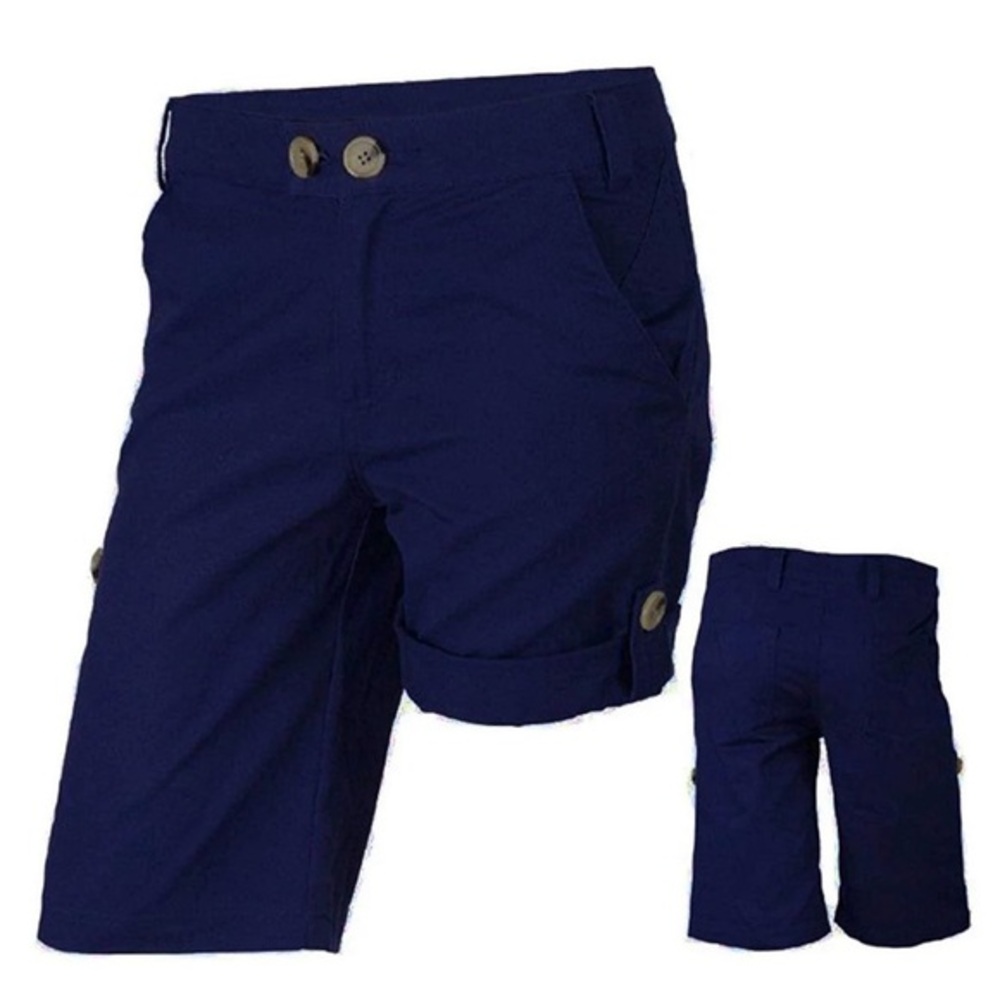 NWT Browning Women’s Lucy Shorts Navy Blue Casual Cargo Shorts adjustable